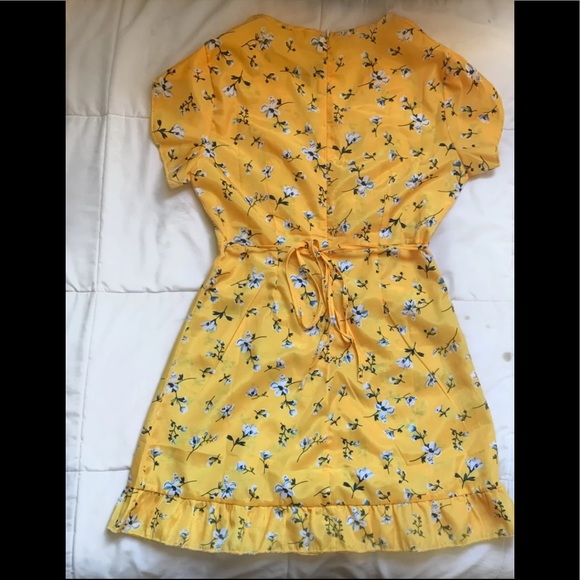 Shein Yellow Dress - Picture 2 of 2